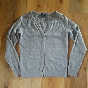 Talbot's Merino Wool Cardigan with Jewel Buttons